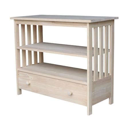 International Concepts Mission EnteRTAinment / TV Stand, 36", Unfinished TV-36